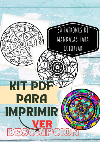 Pdf Imprimible Para Colorear Mandalas 50 Imagenes Hd 1