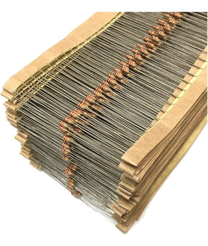 100 Resistencias 1/4w 0.25w Mini 1m5 1.5m Ohms 5% 0