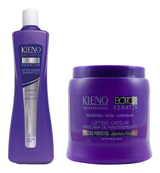 Shampoo + Mascara Bottox Keratin Lifting Pelo Lacio Kleno 0 Shampoo + Mascara Bottox Keratin Lifting Pelo Lacio Kleno 0
