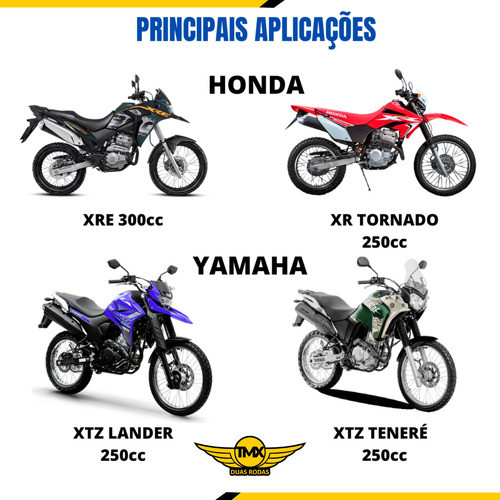 Kit Pneu Moto Vipal 80/90-21 (d) Tr300 + Camara Mg21 Gulfair 1