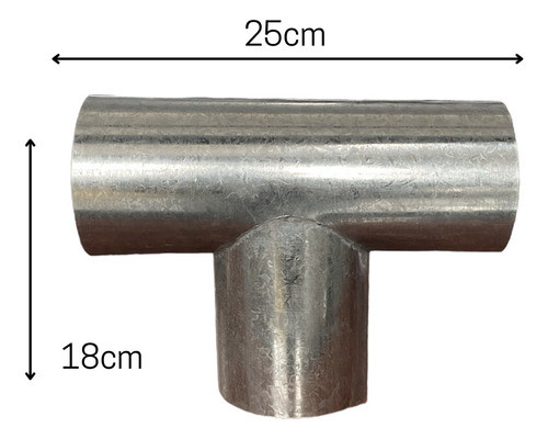 Ramal T Acople Unión A 90° De 4 Pulgadas Ventilación 1