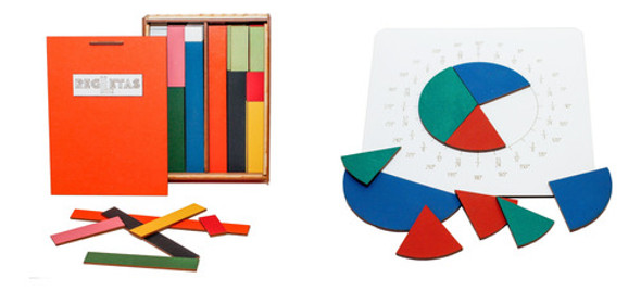 Kit Regletas De Fracciones + Tabla De Fracciones 0