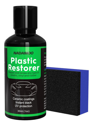Restaurador De Plasticos Vinilos Gomas Proteccion Uv - 30ml 0