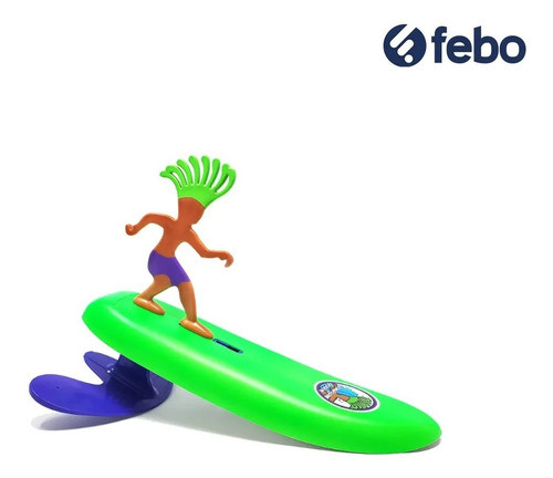 Juguete De Mini Surfista Y Tabla De Surf Playa Verde Febo 1