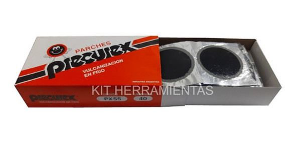 40 Parches Redondos Para Camaras Moto Auto Pick Up Px 55 0