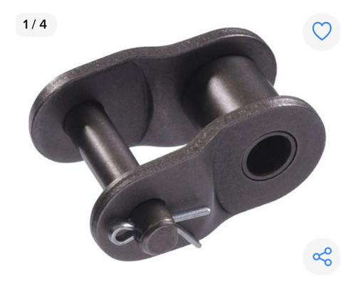 Media Malla De Cadena A Rodillo Asa 80 (paso 1  ) Pack X 10 0