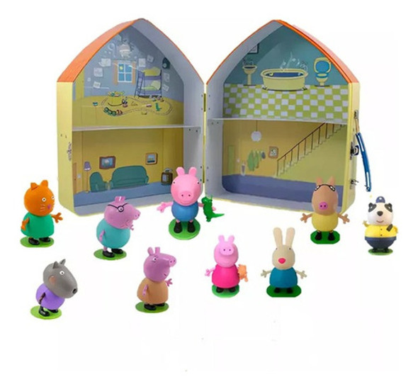 Colección La Casa De Peppa Pig Set 2 Familia + Amigos 0