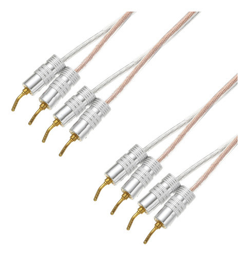 1 Par De 2 Pines Tipo Enchufe A 2 Pines Tipo Cable De Altavo 0