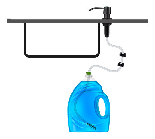 Dispensador De Detergente Para Cocina Acero Inoxidable - B 0