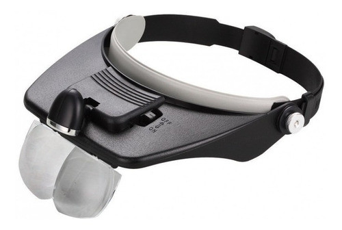 Lupa Vincha Luz Led Binocular 4 Lentes Intercambiables 0