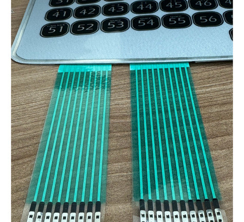 Teclado Membrana Balança Filizola Platina Custon Preto Cinza 1