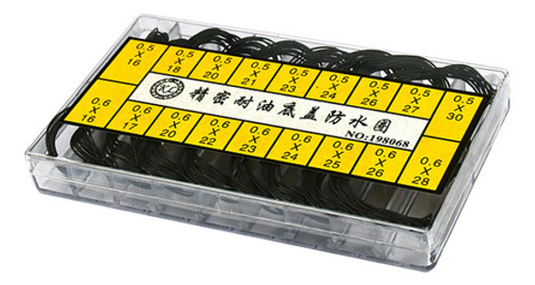 200 Unidades/caixa Rubber O Ring Wasket Sealing O-ring Watch 1