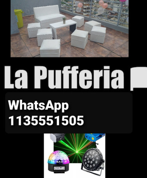 Alquiler De Gazebos, Puff, Living  Para Fiestas Y Eventos 0