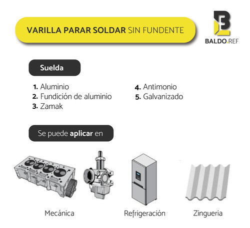 Varilla Para Soldar Soldalum 1