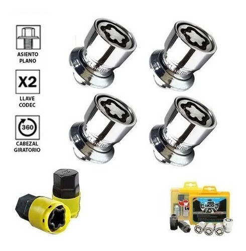 Antirrobo De Rueda Wheel Locks - Toyota Hilux Corolla  Etios 1
