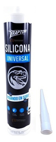 Sellador Adhesivo Silicona Neutra Funguicida Raptor 280ml 0