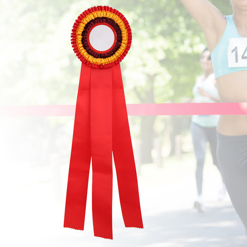 Prêmio Do Vencedor: Primeiro Lugar: Rosette Ribbon Badge Exq 1