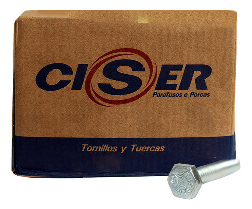 Caixa 200 Unidades Parafuso Sestavado 1/4 X 1.1/4 Zincado 1