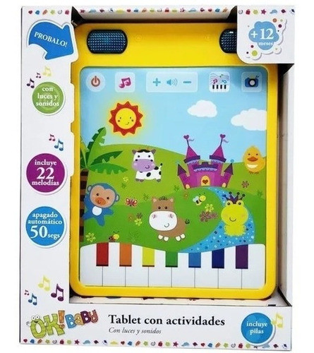 Tablet Didáctica Infantil Con Actividades Y Sonido Okbb0160 1