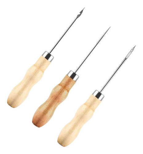 3x De Costura Furador De Madeira Para Fabricação De Velas 0