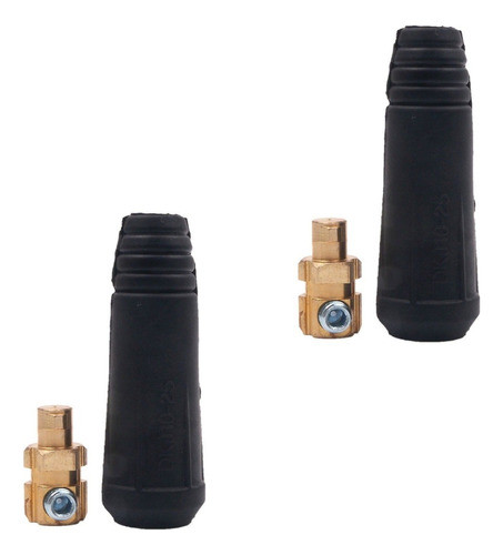Kit 2 Engate Conector Rápido Macho 13mm Cabo Maquina De Sold 0