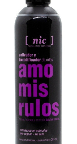 Nic Amo Mis Rulos Crema Vegana Para Rulos Y Blucles X 285ml 1