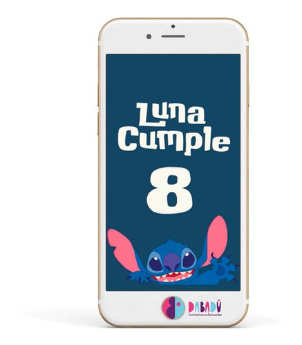 Invitación Animada / Videoinvitación - Lilo & Stitch 0