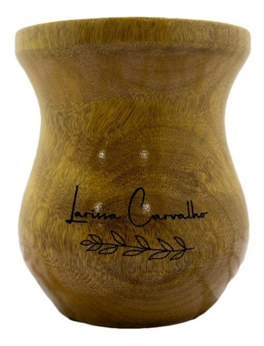 10 Cuias De Chimarrão Bago Madeira Imbuia Personalizada 0