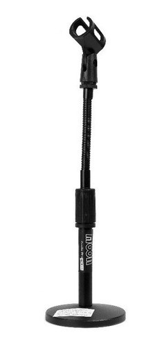 Pie De Microfono De Mesa Moon Profesional Stand Base Redonda 0