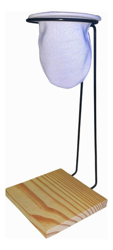 Mini Coador De Café De Pano Individual Com Suporte + 3 Refil 0