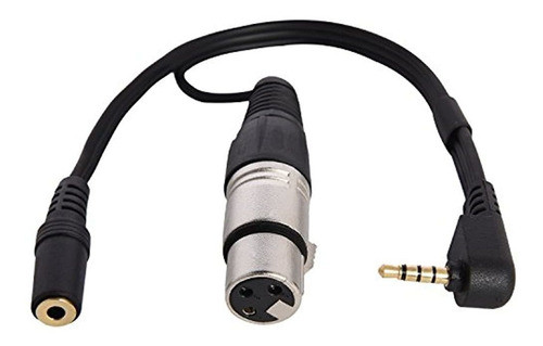 Lyxpro Xlr Female A Trrs Conecta Micrófonos Xlr Profesionale 0