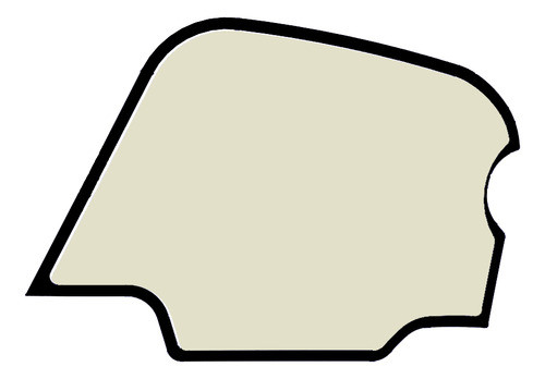 Vidro Porta Esquerda (sem Janela) Mini Carregadeira Jcb 190 0