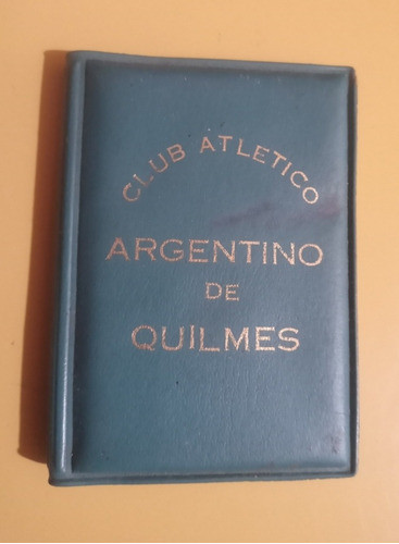 Carnet Club Atletico Argentino De Quilmes 1983 0