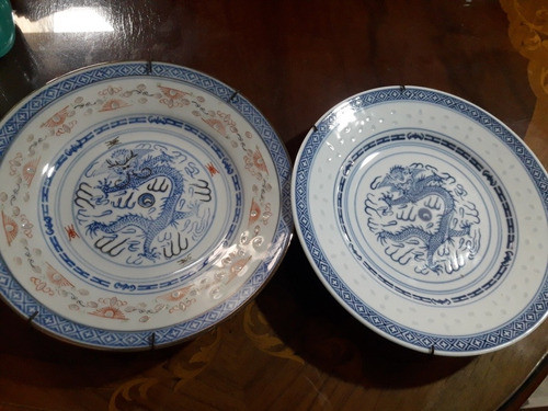 Platos Chinos Para Colgar Antiguos 0