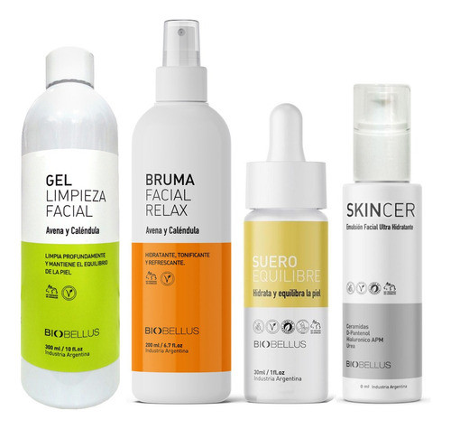 Kit Piel Grasa Gel Bruma Equilibre Skincer Biobellus 0