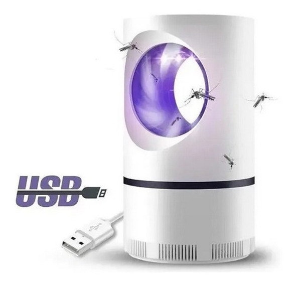 Mata Mosquito Repelente Mosquiteiro 6 Leds Uv Usb Portatil 1