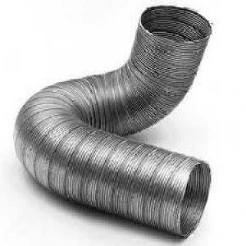 Caño Corrugado De Aluminio 5 Pulgadas X 5 Mt 1