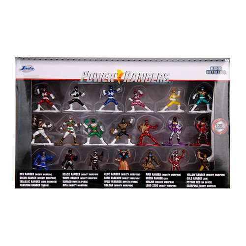 Set Mini Figuras Power Rangers 20 Piezas Universo Binario 0