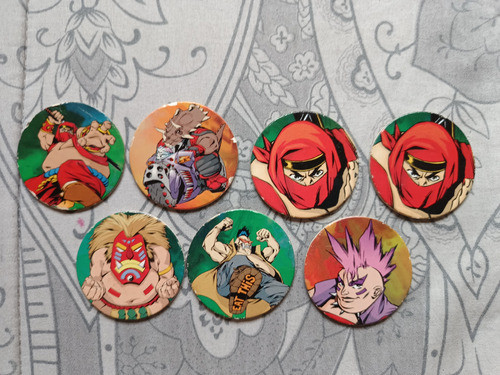Lote 7 Tazos Sumo Dudes Upper Deck 0