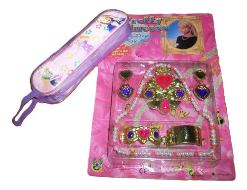Accesorios De Princesas  Con Cartuchera Para Disfraz 0
