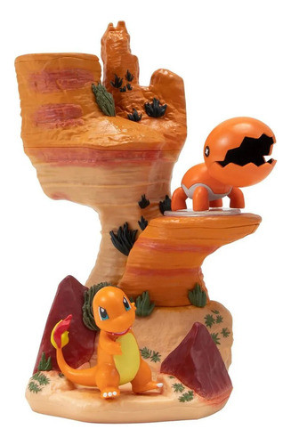 Pokemon Select Diorama Figuras  Charmander Y Trapinch 0