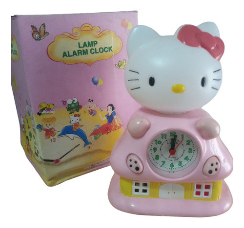 Hello Kitty Reloj A Pilas Con Luz Funcionando Vintage 0