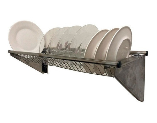 Escorredor 28 Pratos Parede Inox Industrial Bares, Hoteis 1