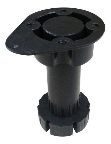 Pata Redonda Para Mueble Regulable 10 A 17 Cm Pvc Cima C 0