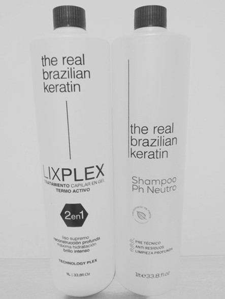 Combo Kit Alisados 2n1 Lixplex X1l + 1 Shampoo Neutro X1lt 0 Combo Kit Alisados 2n1 Lixplex X1l + 1 Shampoo Neutro X1lt 0