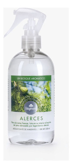 Aromatizante Ambiental Biogreen Premium Repuesto 330ml 1