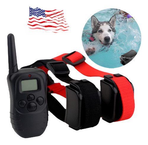 Recargable Perro Formación Shock Collar Eléctrico Lcd Compor 0