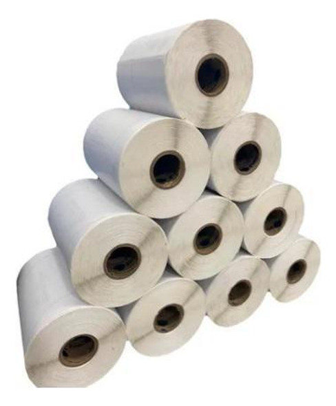 Bobina Termica Amarela 80mmx40mm Cupom Fiscal Caixa Com 10 0