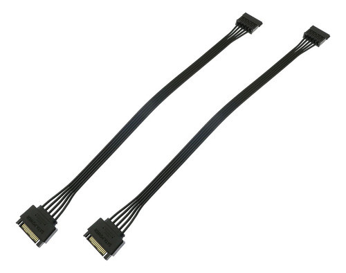 Cable De Extensin De Alimentacin Sata Bllndx, 2 Unidades De 0