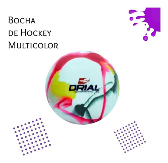 Bocha De Hockey Multicolor Drial Jokey Hokey Pelota 1 Bocha De Hockey Multicolor Drial Jokey Hokey Pelota 1